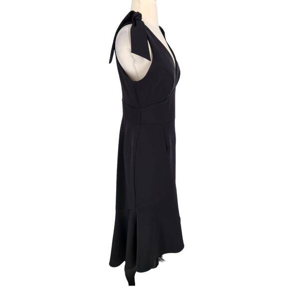 Harlyn Bow Shoulder Cocktail Dress Black Size Small - Picture 8 of 8